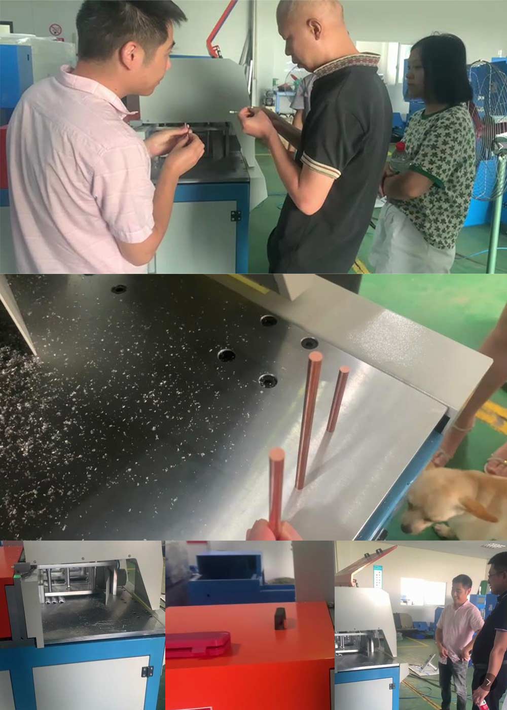 歡迎客戶來(lái)我司試切全封閉分離式切鋁機(jī)，洽談合作